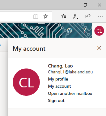 my account image